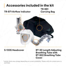 3M Scotch Versaflo Headcovers, Hoods & Kits: TR-300N+ HKL Kit - Medium/Large (White)
