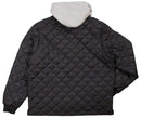 Tough Duck Men's Quilted Hooded Freezer Jacket (L) WJ26 Black