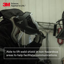 3M Adflo PAPR and 3M Versaflo M-Series Helmet Kit with 3M Speedglas Welding Shield, 38-1101-00SW, Li-ion Battery, Black