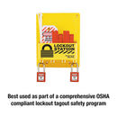 Master Lock S1720E410 Circuit Breaker Lockout Center with 410RED Zenex Padlock