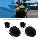 3M Safety H6P3E Ear Muffs, 21DB Hearing Protection Helmet Hat Mounted Earmuffs Ear Defenders for Heavy-Duty Engineering, Foundry, Steel Mills, Mining - Black