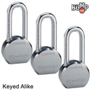 Master Lock - High Security Pro Series Keyed Alike Padlocks 6230NKALH w/BumpStop Technology