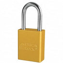 Lockout Padlock, KA, Yellow, 1/4 in, PK6