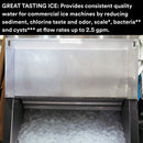 PK/2: 3M Water Filtration Food Service Commercial Products - 80151 Water Filtration Replacement Cartridge for Commercial Ice Maker Machines HF40-S for High Flow Series ICE140-S