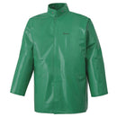 Pioneer V2240640-L Chemical Resistant FR Safety Jacket, Waterproof, Green, L