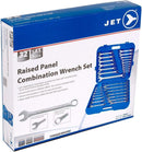JET Combination Wrench Set - SAE & Metric Raised Panel Wrenches with Case - 32 Pieces