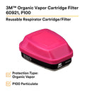 3M Acid Gas Cartridge, Respiratory Protection