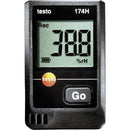 Testo 0572 6560 174H 2-Channel Mini Temperature and Humidity Data Logger with Locking Wall Holder and Batteries