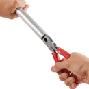 Milwaukee 48-22-6101 8-Inch Long Nose Pliers with Reaming Head and Onboard Fish Tape Pulling