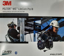 3M Peltor MT73H7P3E4D10NA Headset, LiteCom PRO III, HRD Hat Attached