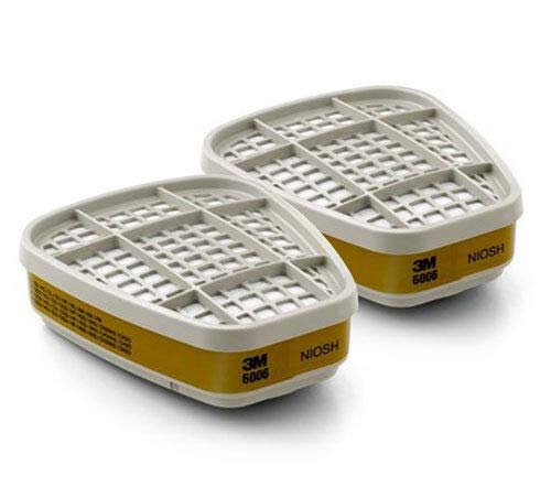 3M 6006 Multi Acid Gas/Organic Vapor Cartridge. CASE/30 Pairs