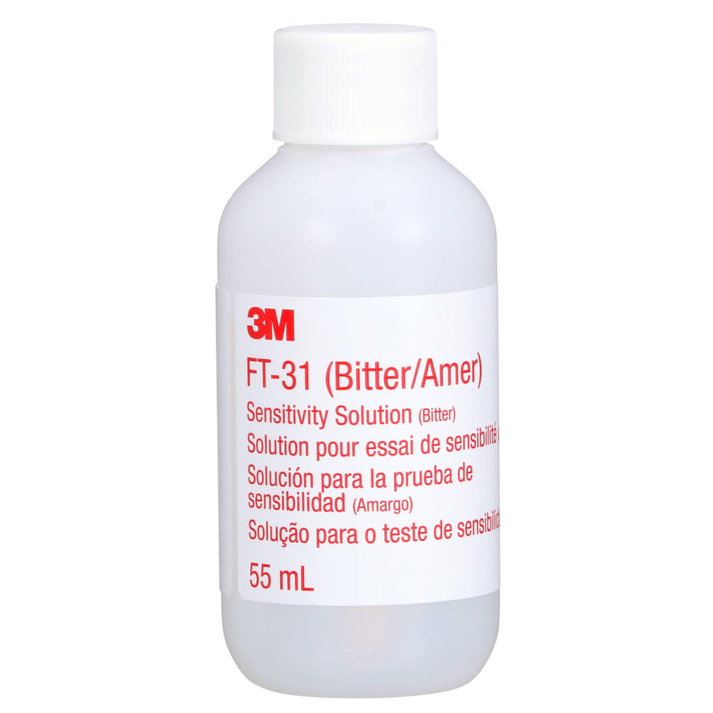 3M FT-31 Replacement Sensitivity Solution for Respirator Qualitative Fit Test Kit, Bitter