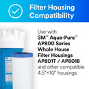 PK/4: 3M Aqua-Pure AP810 Sediment Filter, 5 Micron, 4.6" x 9.75"