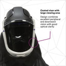 3M Versaflo M-407 Respiratory Helmet Assembly with Premium Visor and Flame Resistant Shroud