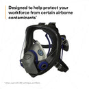 3M Ultimate FX Full Facepiece Reusable Respirator FF-402 Medium, 4 Each Case