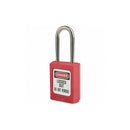 Master Lock - S31KAS12RED - Red Lockout Padlock, Alike Key Type, Master Keyed: No, Thermoplastic Body Material