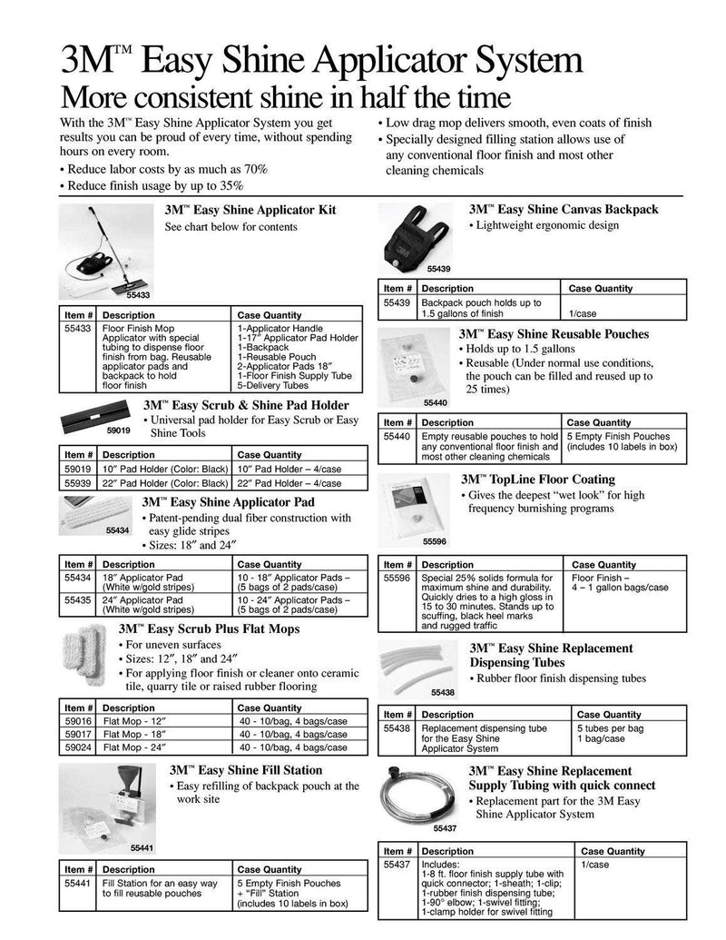 3M 55433-case Easy Shine Applicator Kit