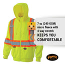 PIONEER V1060550-2XL High Visibility Safety Hoodie