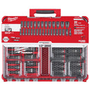 Milwaukee 49-66-6806 Shockwave Impact-Duty 1/2 in. Drive Metric and SAE Deep Well Impact PACKOUT Socket Set (31-Piece)