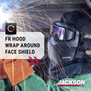 Jackson Safety 46200 Rebel ADF Welding Mask and Hood Kit, 1.38" x 3.54" Viewing Area
