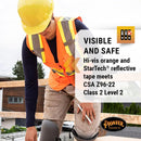 Pioneer V1021850-2XL High Visibility Women's Safety Vest, Orange, XX-Large