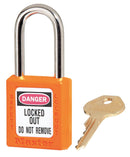 Lockout Padlock, KA, Orange, 1/4 in., PK6