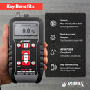 Tramex Concrete Moisture Encounter CMEX5 | Meter for Measuring Moisture Content & Relative Humidity in Concrete, Wood & Building Materials