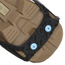 Due North Everyday Pro Ice Cleats for Walking on Ice and Snow - 12 Replaceable Ice Diamond Spikes (1Pair)