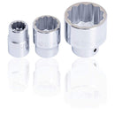 JET 21-Piece 3/4-inch Drive SAE, 12 Point, Ratchet Wrench Chrome Socket Set, 600406