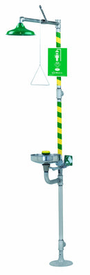 Haws 8300-8309 Combination Emergency Shower and Eye/Face Wash with Axion MSR Showerhead