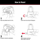 Master Lock 175 Resettable Set-Your-Own Combination Lock