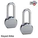 Master Lock - High Security Pro Series Keyed Alike Padlocks 6230NKALH w/BumpStop Technology
