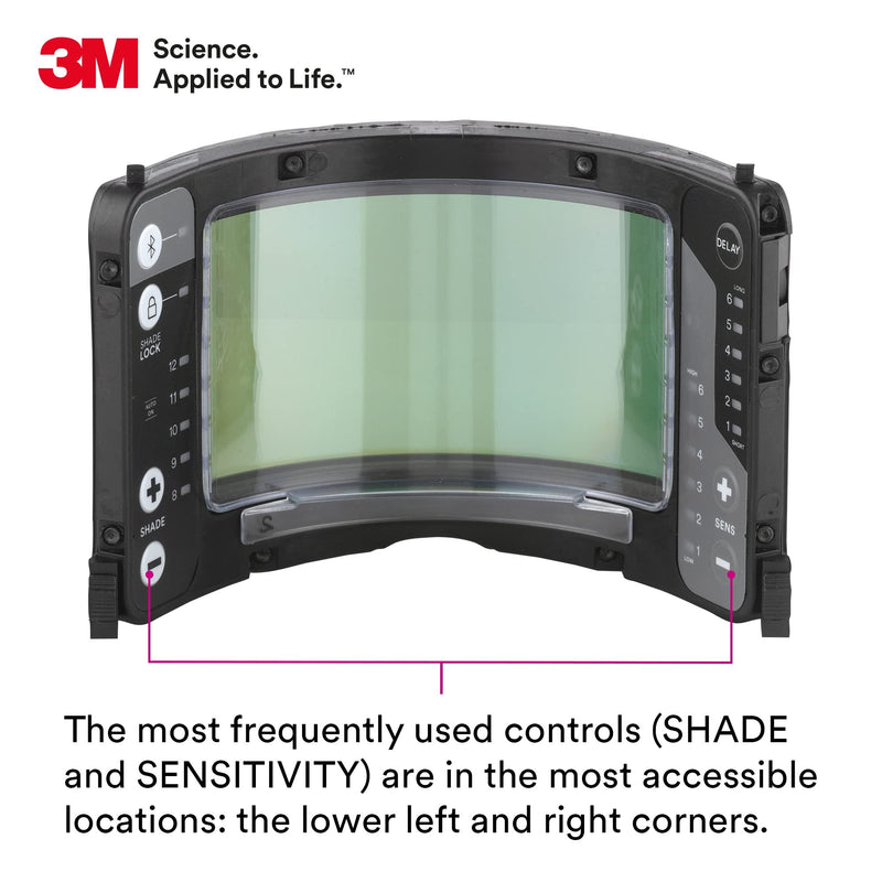 3M Speedglas G5-02 Welding Helmet 08-0100-50iC, with Curved G5-02 ADF, Headband, Cleaning Wipe, and Bag, 1/Case