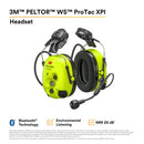 PK/2: 3M PELTOR WS ProTac XPI Headset Hard Hat Attached MT15H7P3EWS6
