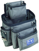 3M DBI-SALA 9504072 15-Pocket Tool and Equipment Pouch, Installs to Most Belts, Blue/Grey