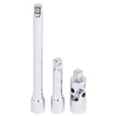 JET 45-Piece 3/8-inch Drive SAE/Metric, 6 Point, Ratchet Wrench Chrome Socket Set, 600241