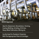 Honeywell RU65001S RU6500 Silicone Full Facepiece with 5-Point Head Strap, Small