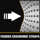 DEWALT Tool Backpack - Ergonomic, 43 Pockets, Water Resistant Compartment (DWST560102)