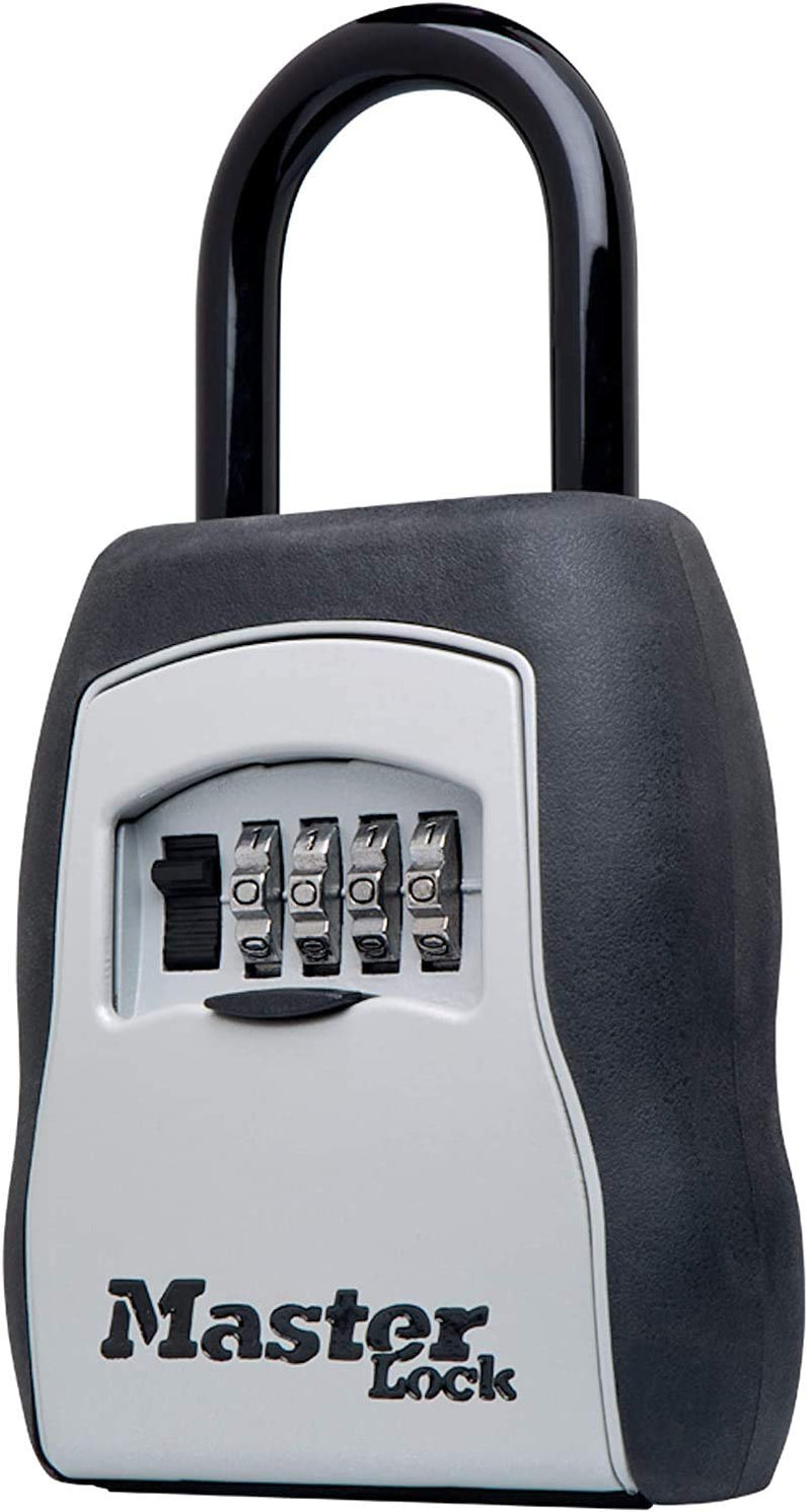 Master Lock 5400D Set Your Own Combination Portable Lock Box, 5 Key Capacity, Black New