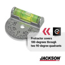 Jackson Safety Curv-O-Mark Replacement Dial Set Welding Level DSL, 180 Degree Adjustable Protractor, 14797