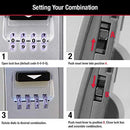 Master Lock 5401D Select Access Wall-Mounted Key Storage Box with Set-Your-Own Combination Lock