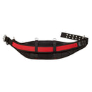Milwaukee Red & Black, Red One Size Tool Belt - 48-22-8140 - Padded, Durable, 3 Pockets, Buckle Closure