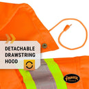 PIONEER V1060550-2XL High Visibility Safety Hoodie