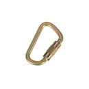 3M DBI-SALA Saflok Self-LockingSelf-Closing Carabiner with 1116" Gate Opening,Gold