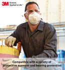 Case/5: 3M 8233 Particulate Respirator, N100 High-Efficiency Protection