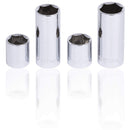 JET 45-Piece 3/8-inch Drive SAE/Metric, 6 Point, Ratchet Wrench Chrome Socket Set, 600241