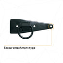 3M DBI-SALA 2103677 Anchor for Roof, Reusable, Compact Anchor for Flat Or Sloped Wood Roofs with D-Ring, Black