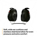 3M™ Peltor™ Optime 101 Behind-The-Head Earmuffs, H7B, Black