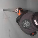 Klein Tools 31737 Folding Jab Saw/Drywall Saw, Hand Saw with Lockback at 180 and 125 Degrees and Tether Hole