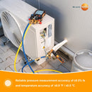 Testo 557s Smart Digital Manifold Kit with Wireless Temperature and Vacuum Probes, -14 to 870 psi